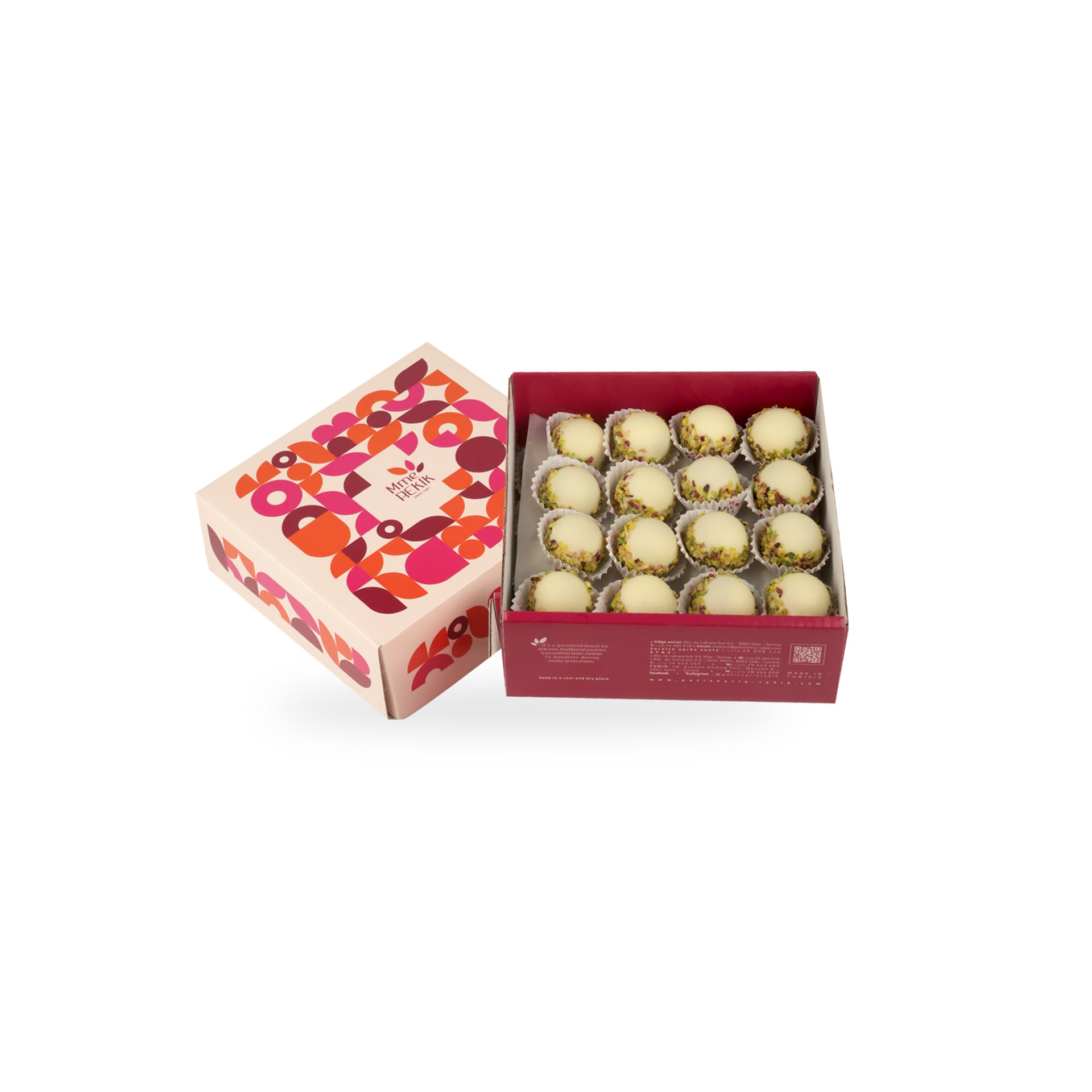 TRUFFES FOURRÉES PISTACHE